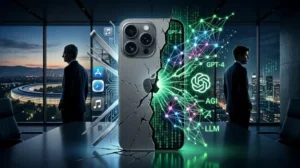 Розбитий iPhone з GPT-4 символізує позов Apple проти OpenAI за таємниці
