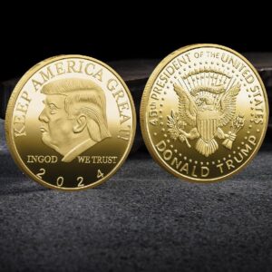 Золота монета з Дональдом Трампом 2024 року Keep America Great
