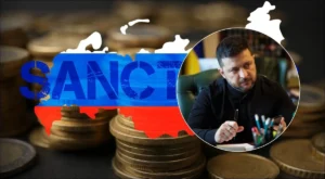 Зеленський на тлі санкцій РФ та криптовалютних монет